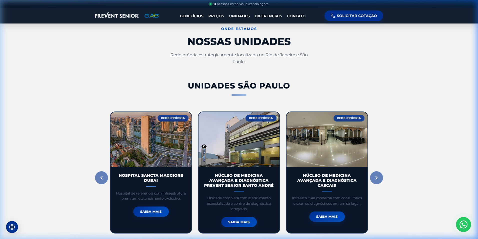 G.A.S Planos — Rede Própria e Grade de Hospitais